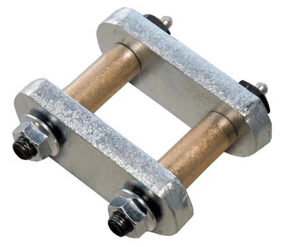 LRE12-001 – MOR/RYDE Leaf Spring Shackle, Heavy Duty Greaseable With Bronze Bushing For Tandem Axle